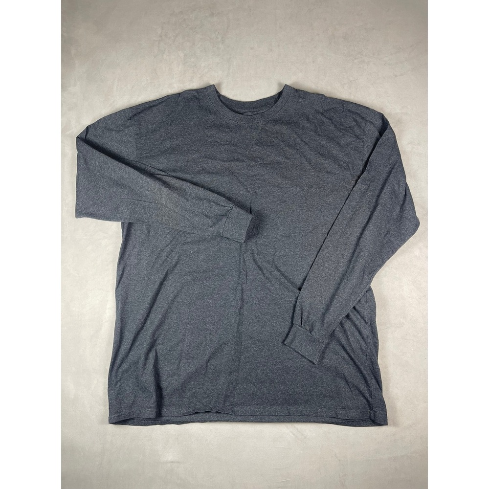 Jackson Hole Mens 4XL Charcoal Gray Long Sleeve T-Shirt Cotton Blend Crewneck